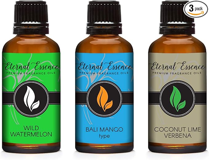 30ML - Trio - Wild Watermelon, Bali Mango Type & Coconut Lime Verbena - Premium by EternalEssenceOils