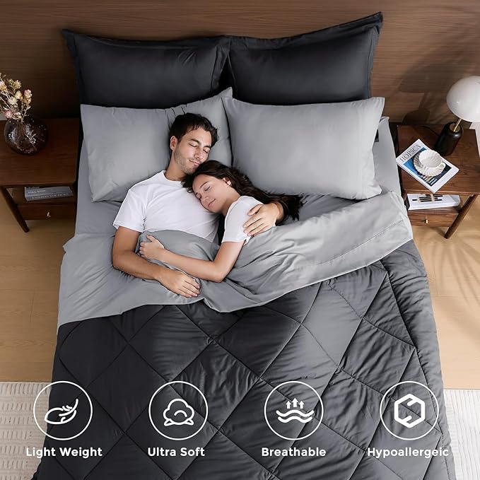 HEVUMYI Oversized Queen Comforter Set - Image 2