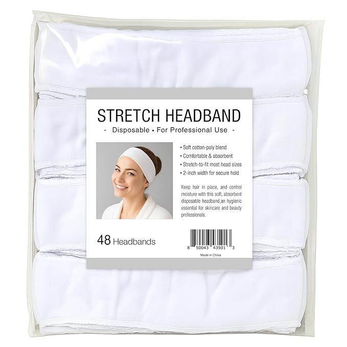 APPEARUS 480-Count Disposable Spa Headbands - Image 6