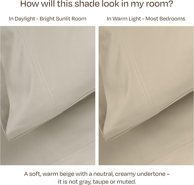 California Design Den Pillow Cases Standard Size Set of 2-800 Thread Count - Image 5