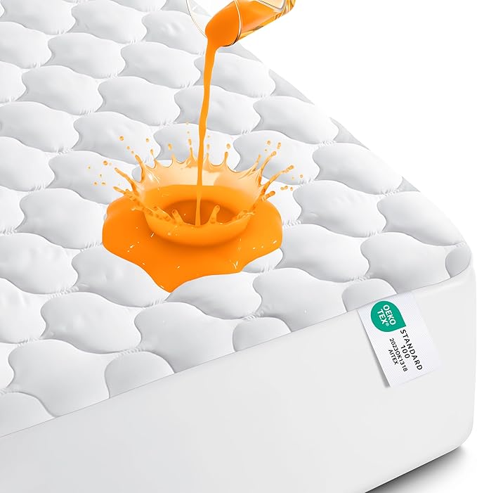 Utopia Bedding Waterproof Mattress Protector, Full Mattress Pad, Noiseless by UTOPIABEDDING