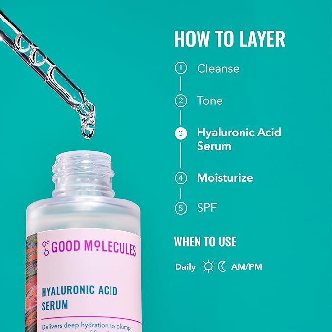 Good Molecules Hyaluronic Acid Serum Pack 3 – 75 ml / 2.5 fl oz Each | - Image 5