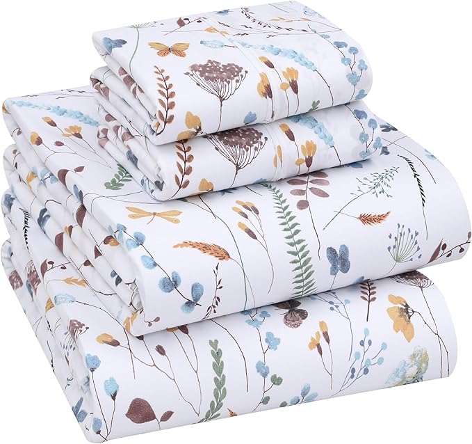 RUVANTI 100% Cotton Sheets – Full Size Percale Bedding, Cooling & Breathable by Ruvanti