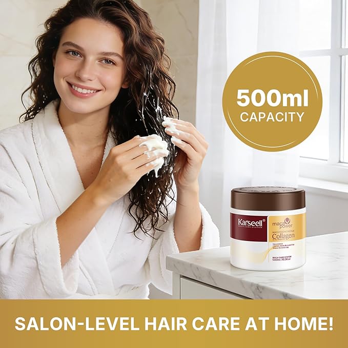 Karseell Collagen Hair Treatment Deep Repair Conditioning Argan Oil Collagen - Image 9