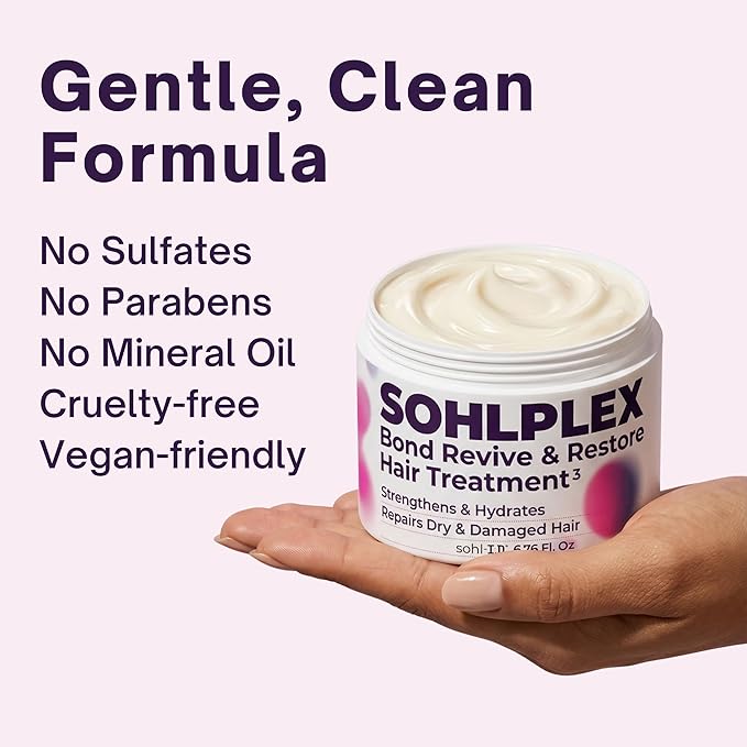 sohl-I.D. Hair Mask for Dry & Damaged Hair – Deep Conditioning Repair Treatment - Image 8