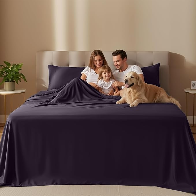 Utopia Bedding California King Size Sheet Set – 4 Piece Bed Sheets, Soft and - Image 2