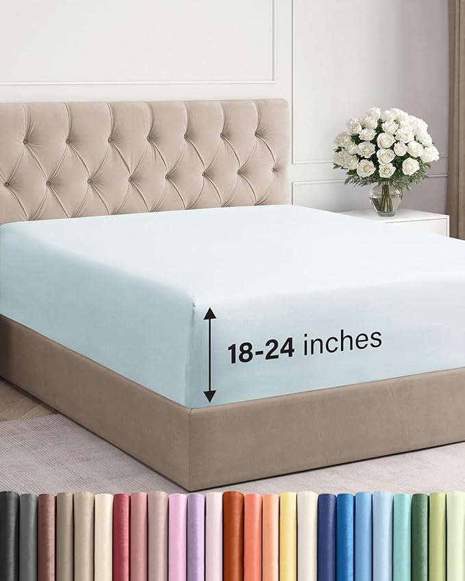 Extra Deep Cal King Fitted Sheet by CGKUnlimited