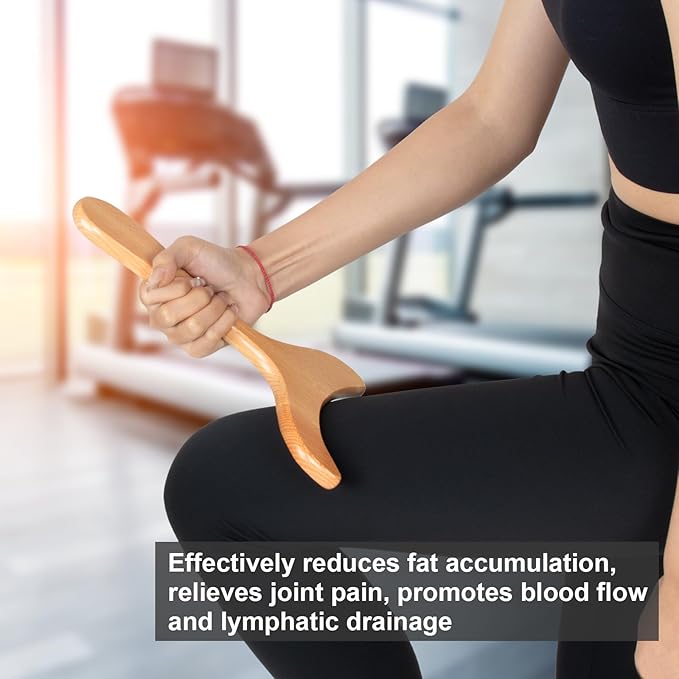 KintKita Wood Therapy Massage Tools, Wooden Lymphatic Drainage Massager - Image 3