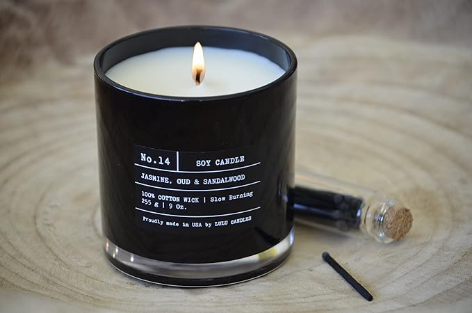 Lulu Candles | Espresso Bean | Luxury Scented Soy Jar Candle | Hand Poured in - Image 8