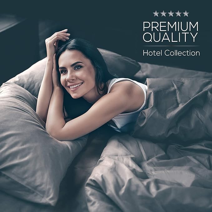 Mueller Luxury 6 PC Full Size Bed Sheets, Super Soft 1800, Deep Pocket up to - Image 7