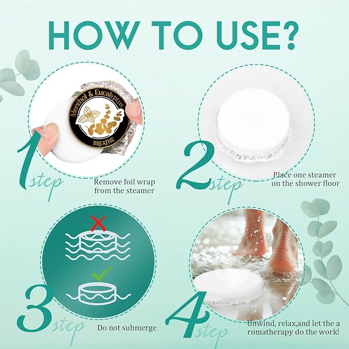 Dad Gifts for Fathers Day from Daughter Son Wife: Eucalyptus Shower Steamers - Image 7
