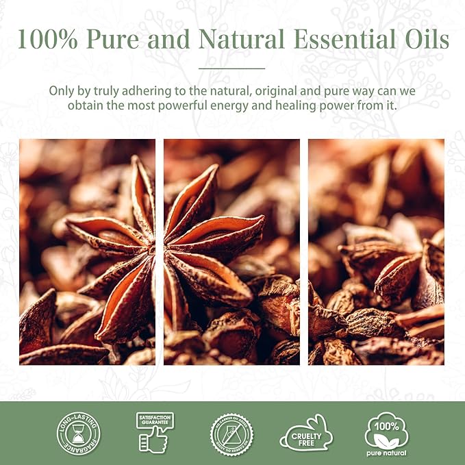 Anise Star 1.01fl.oz Essential Oil, PHATOIL Pure Aromatherapy Oils - Image 6