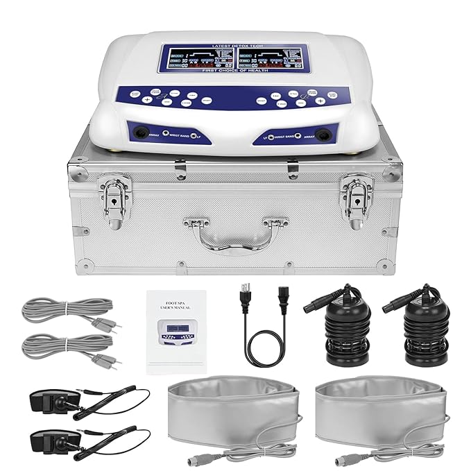 Veicomtech Dual Ionic Foot Bath Detox Machine, 2 in 1 Foot Detox Machine by Veicomtech