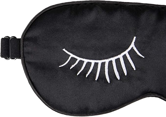 100% Mulberry Silk Sleep Mask Blackout, Cute Natural Sleeping Mask - Image 2