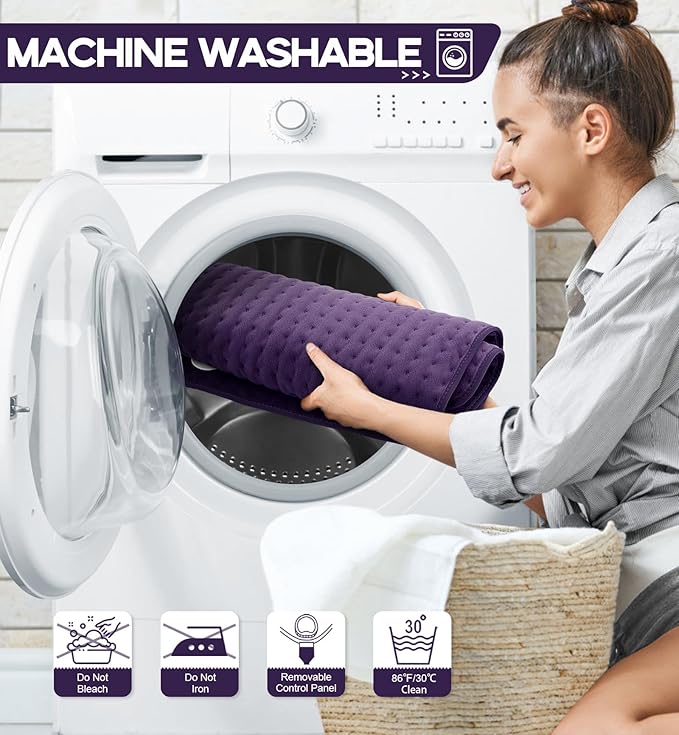 Mothers Day Gifts for Mom, Heating Pad for Back, Neck & Shoulder Pain Relief - Image 7