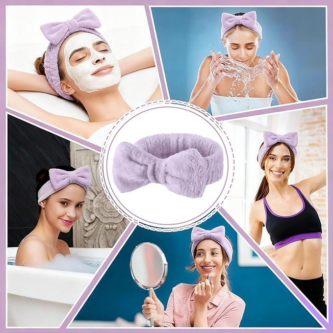 50 Pcs Spa Headband Bulk Spa Sleepover Party Supplies - Image 3