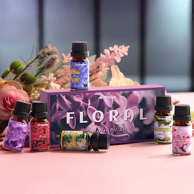 ARVIDSSON Floral Essential Oils Set, Natural Flower Essential Oil Gift - Image 6