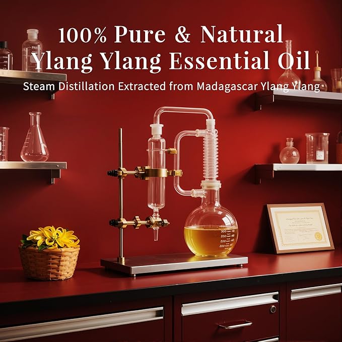 SU JUABA Ylang-Ylang Essential Oil 4 Oz, 100% Pure Natural Aromatherapy Oil - Image 5