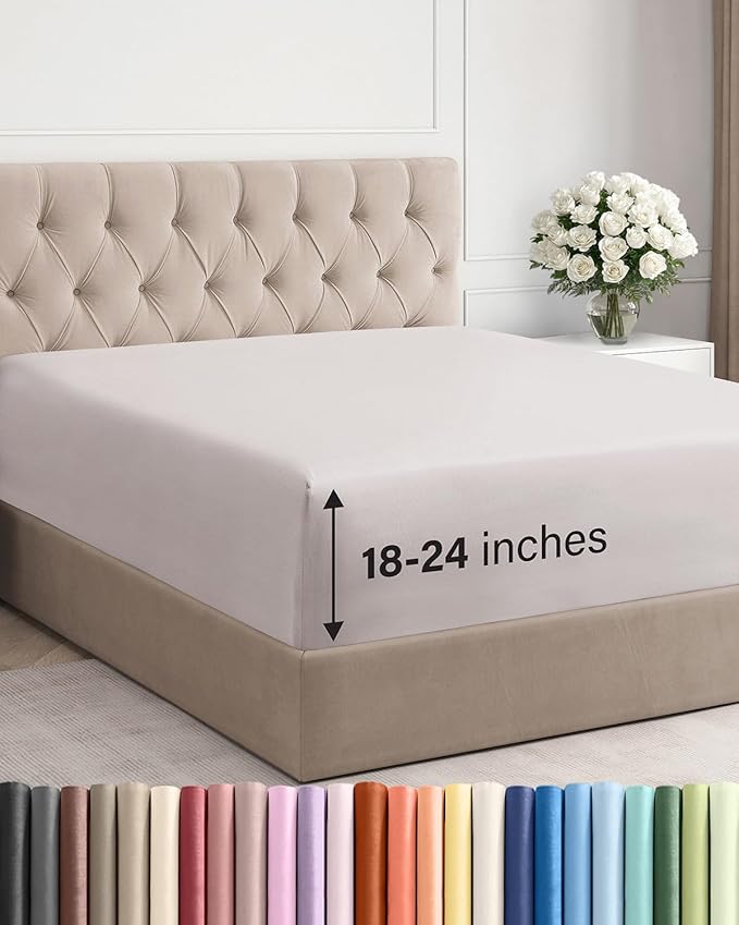Extra Deep King Fitted Sheet by CGKUnlimited