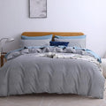 JELLYMONI 100% Natural Cotton 3pcs Striped Duvet Cover Sets, by JELLYMONI