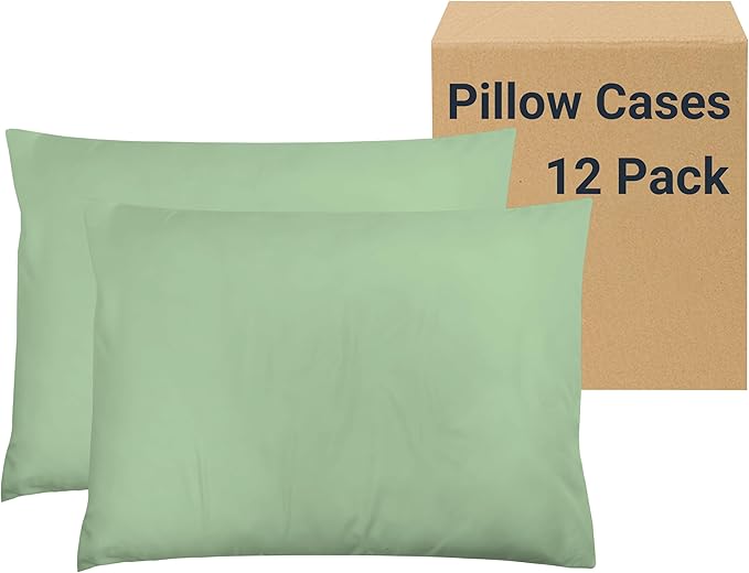 ZPECC Pillow Cases Queen Size Set of 12, 20x30 Envelope Closure Pillowcases by ZPECC-ABrandThatHasBeenFocusedOnBabyProductsFor18Years