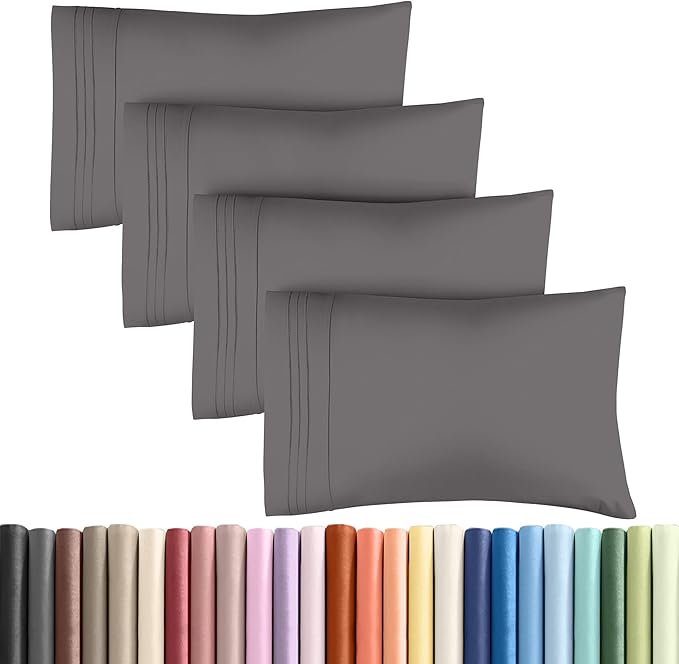 King Pillow Cases Set of 4 by CGKUnlimited