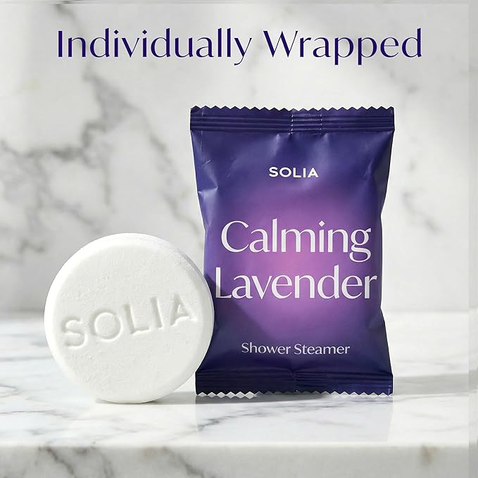 Solia Lavender Shower Steamers Aromatherapy 7-Pack - Image 6