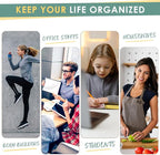 MAKELLO Dry Erase Calendar for Wall 24" x 18", White Board Calendar with Next Month for Office, Family, Kitchen and Bedroom