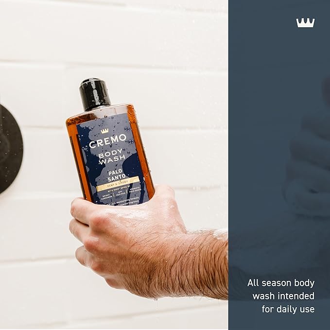 Cremo Body Wash for Men, Rich-Lathering Palo Santo, 16 Fl Oz - Image 5