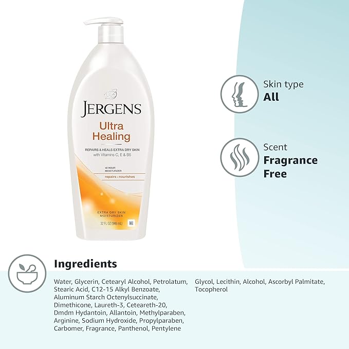 Jergens Ultra Healing Dry Skin Lotion, Hand and Body Moisturizer - Image 12