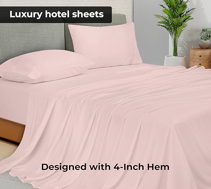 Royale Linens Twin XL Flat Sheet - Image 2