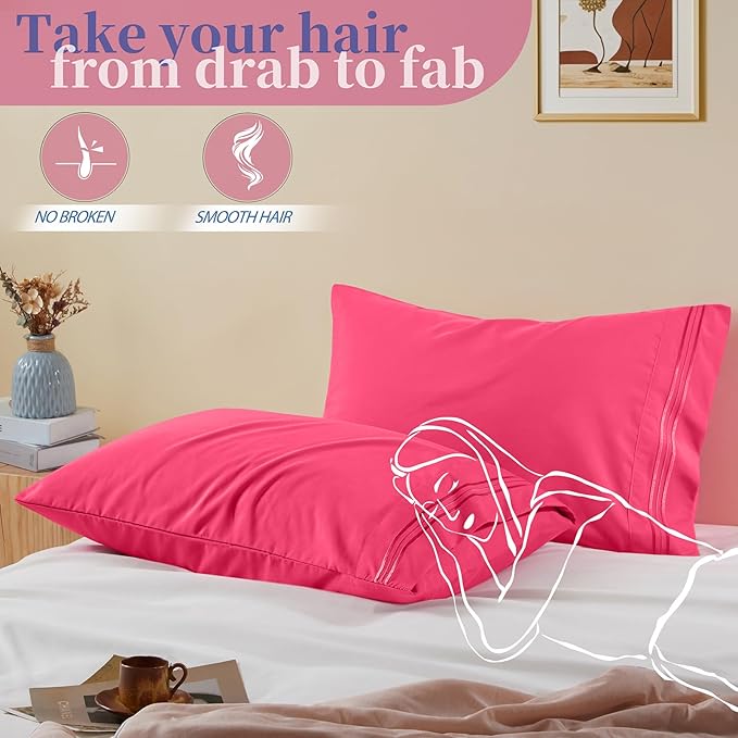 Vonty 2 Pack Standard Pillow Cases - Image 5