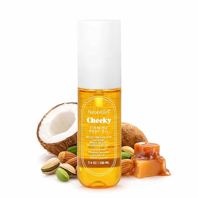 NATURE WELL Cheeky Firming Body Oil, Luxuriously Glowy & Fast-Absorbing Formula by NATUREWELL