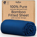Bambaw 100% Viscose Derived from Bamboo Fitted Sheets Queen Size, Cooling by Bambaw