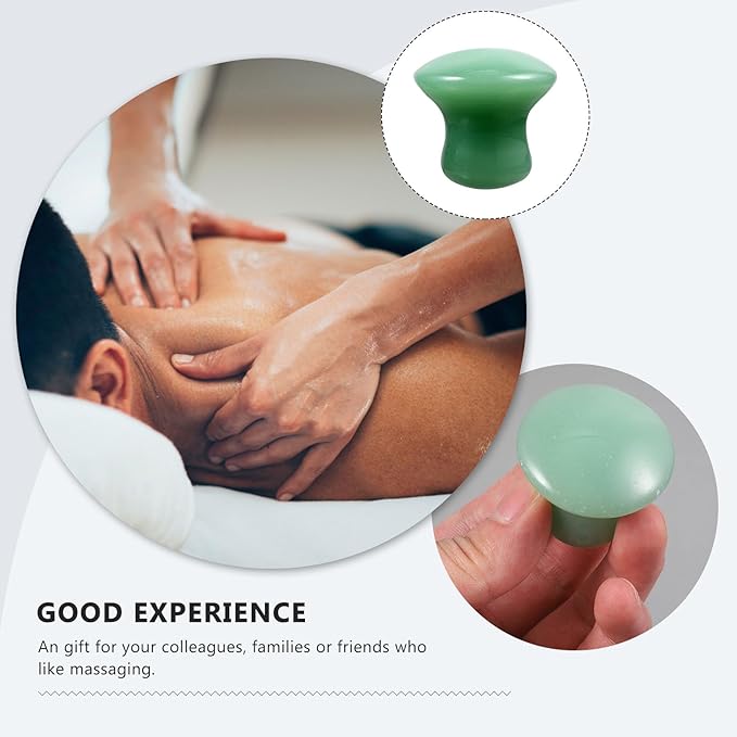 FOMIYES Jade Massager: Mushroom Gua Sha - Image 2