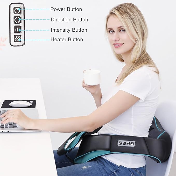 Mo Cuishle Mothers Day Gifts, Shiatsu Back Shoulder and Neck Massager - Image 3