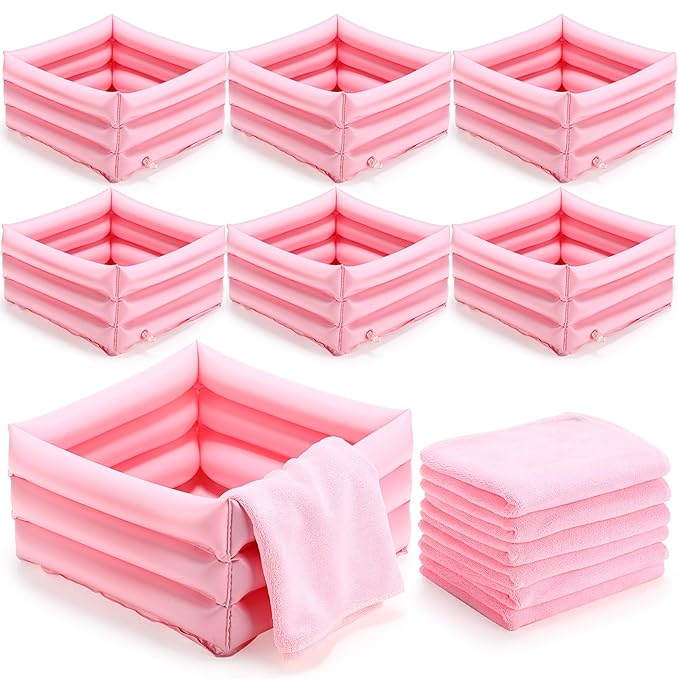 FillTouch 12 Pcs Foot Spa Kit for Girls Kids 12.5''x12.5''x8.3'' Foot Care Bath by FillTouch