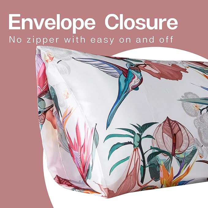 MR&HM Satin Pillowcase for Hair and Skin, Silk Satin Pillowcase 2 Pack - Image 3
