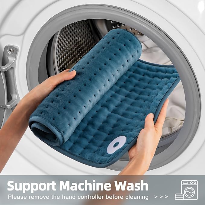 Heating Pad for Back Pain Relief, 12x24 inches, Moist/Dry Heat, Machine Washable - Image 6