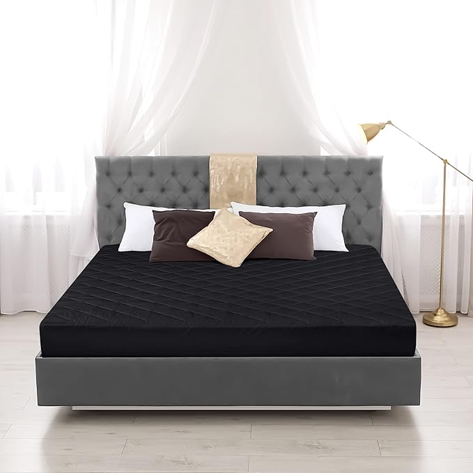 Utopia Bedding Quilted Fitted Mattress Pad, Queen Size, Elastic Fitted Mattress - Image 7