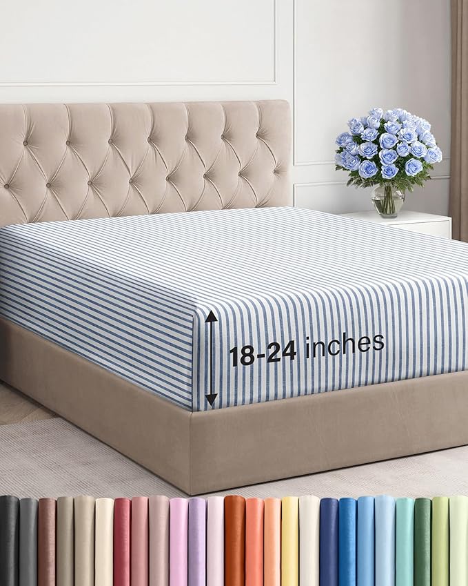 Extra Deep King Fitted Sheet by CGKUnlimited