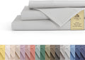 Linen Home 100% Cotton Percale Sheets Twin XL Size, Deep Pocket, 3 Pieces Set by LINENHOME
