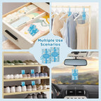 SCENTORINI Scented Sachets for Drawers and Closets, Baby Powder Scent 14 Pack, Long-Lasting Sachets Bags Wardrobe Freshener, for Drawers, Closets, Cars