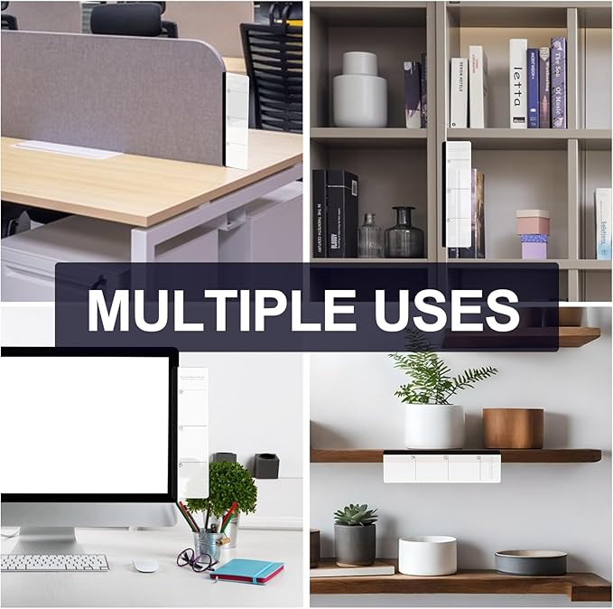 2pcs Office Desk Accessories Monitor Memo Board Computer Message Board Office Supplies for Women Men Computer Sticky Note Holder Home Desktop Message Office Decor (Function Monitor Memo Board)