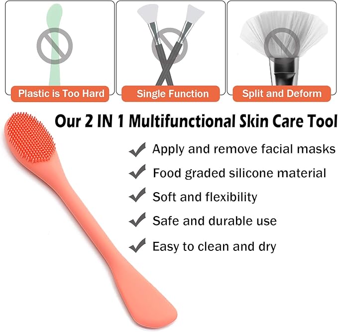 RamPula Silicone Face Mask Brush, Face Scrubber - Image 3