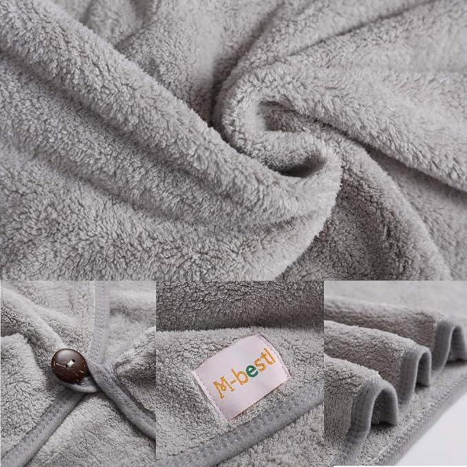 M-bestl 2 Pack Hair Drying Towels, Anti-frizz Hair Towel Wrap, Absorbent - Image 4