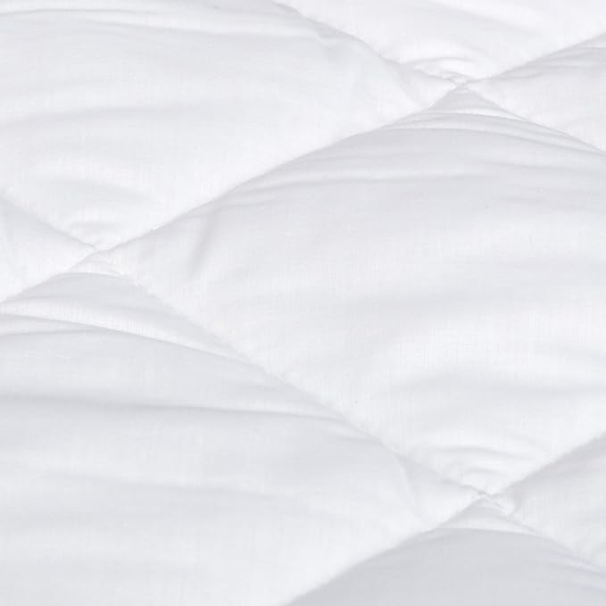 Amazon Basics Hypoallergenic Quilted Breathable Mattress Topper Pad - Image 5