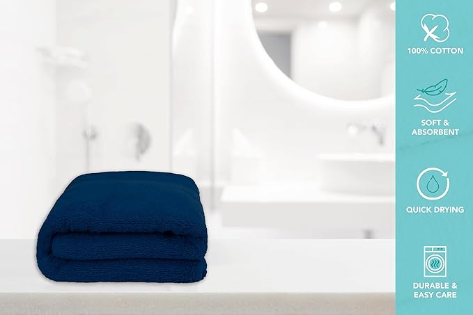 Medium Bath Towels Pack of 6 – 24x48 Inches – Soft, Quick Dry & Highly - Image 7