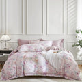 OAITE Duvet Cover Set King Size Floral Pattern 600 Thread Count Ultra Soft 100% by OAITE