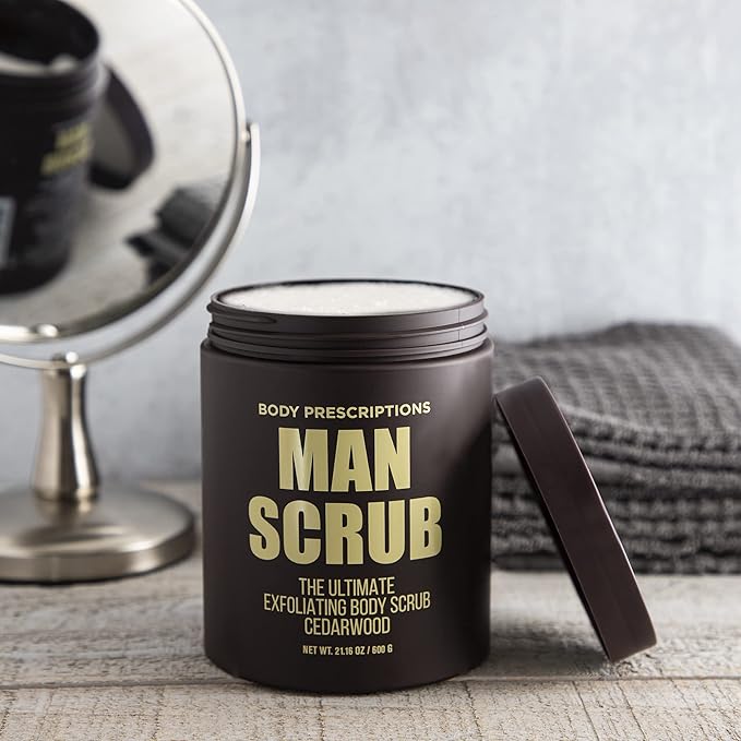 Body Prescriptions Men’s Exfoliating Body Scrub – Ultimate Skin Cleansing Wash - Image 5